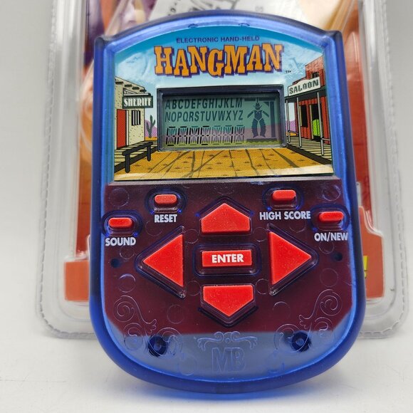 Milton Bradley HANGMAN Electronic Handheld Game Hasbro - Picture 5 of 5